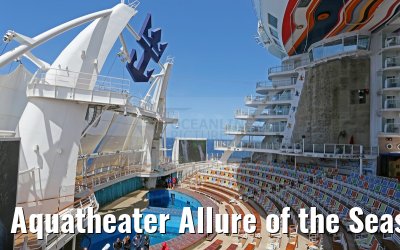 Aquatheater Allure of the Seas von Deck 7 Aquatheater Allure of the Seas von Deck 7