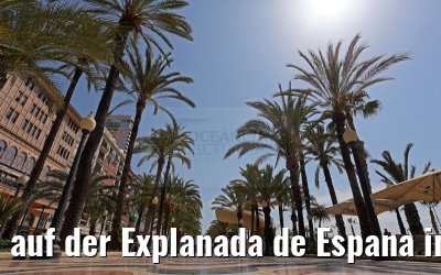 auf der Explanada de Espana in Alicante 25.05.2015 auf der Explanada de Espana in Alicante 25.05.2015