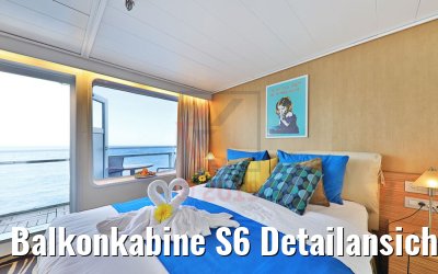 Balkonkabine S6 Detailansicht Ocean Majesty Balkonkabine S6 Detailansicht Ocean Majesty