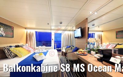 Balkonkabine S8 MS Ocean Majesty Balkonkabine S8 MS Ocean Majesty