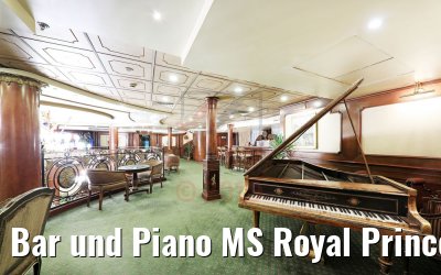 Bar und Piano MS Royal Princess Nilschiff Bar und Piano MS Royal Princess Nilschiff