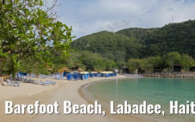 Barefoot Beach, Labadee, Haiti, evening Barefoot Beach, Labadee, Haiti, evening