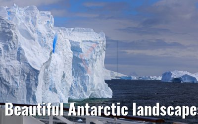 Beautiful Antarctic landscapes and icebergs Gerlache Strait 08.01.2017 Beautiful Antarctic landscapes and icebergs Gerlache Strait 08.01.2017