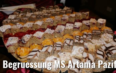 Begruessung MS Artania Pazifik Lounge 09.12.2014 Begruessung MS Artania Pazifik Lounge 09.12.2014