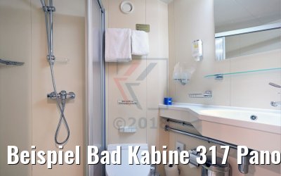 Beispiel Bad Kabine 317 Panoramadeck Doppelbett MS Rousse Prestige Beispiel Bad Kabine 317 Panoramadeck Doppelbett MS Rousse Prestige