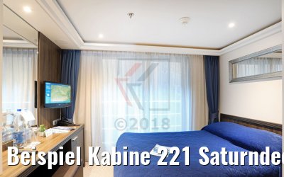 Beispiel Kabine 221 Saturndeck mit franz. Balkon MS Ariana Beispiel Kabine 221 Saturndeck mit franz. Balkon MS Ariana