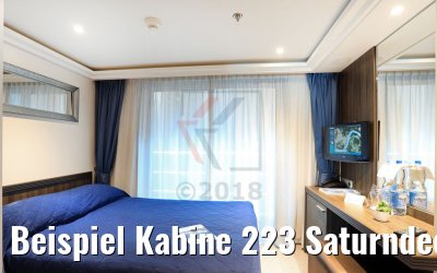 Beispiel Kabine 223 Saturndeck mit franz. Balkon MS Ariana Beispiel Kabine 223 Saturndeck mit franz. Balkon MS Ariana