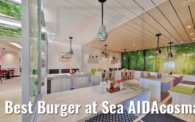 Best Burger at Sea AIDAcosma Best Burger at Sea AIDAcosma