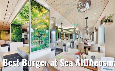 Best Burger at Sea AIDAcosma Best Burger at Sea AIDAcosma