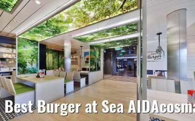 Best Burger at Sea AIDAcosma Best Burger at Sea AIDAcosma