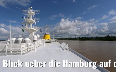 Blick ueber die Hamburg auf dem Amazonas 06.01.2015 Blick ueber die Hamburg auf dem Amazonas 06.01.2015