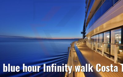 blue hour Infinity walk Costa Toscana blue hour Infinity walk Costa Toscana