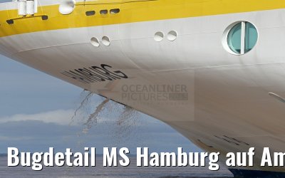 Bugdetail MS Hamburg auf Amazonas 11.01.2015 Bugdetail MS Hamburg auf Amazonas 11.01.2015