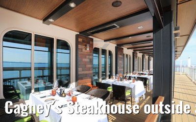 Cagney´s Steakhouse outside area Norwegian Bliss Cagney´s Steakhouse outside area Norwegian Bliss