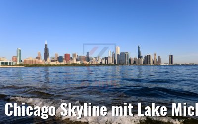 Chicago Skyline mit Lake Michigan 09.10.2019 Chicago Skyline mit Lake Michigan 09.10.2019