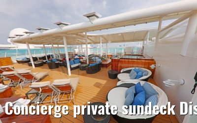 Concierge private sundeck Disney Dream Concierge private sundeck Disney Dream