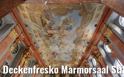 Deckenfresko Marmorsaal Stift Melk 03.04.2015 Deckenfresko Marmorsaal Stift Melk 03.04.2015