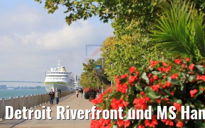 Detroit Riverfront und MS Hamburg 06.10.2019 Detroit Riverfront und MS Hamburg 06.10.2019