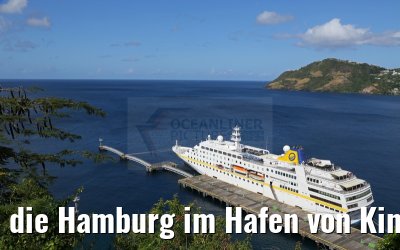 die Hamburg im Hafen von Kingstown St. Vincent 25.01.2015 die Hamburg im Hafen von Kingstown St. Vincent 25.01.2015