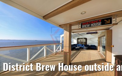 District Brew House outside area Norwegian Encore District Brew House outside area Norwegian Encore