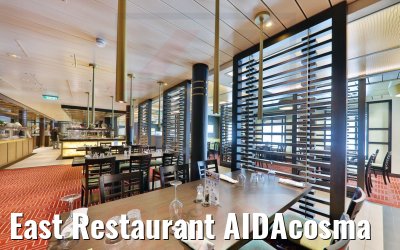East Restaurant AIDAcosma East Restaurant AIDAcosma