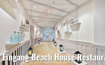 Eingang Beach House Restaurant AIDAcosma Eingang Beach House Restaurant AIDAcosma