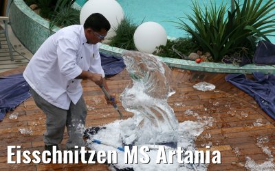 Eisschnitzen MS Artania Eisschnitzen MS Artania