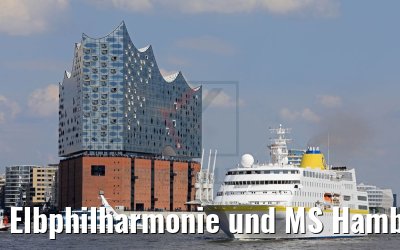 Elbphilharmonie und MS Hamburg in Hamburg 14.05.2017 Elbphilharmonie und MS Hamburg in Hamburg 14.05.2017