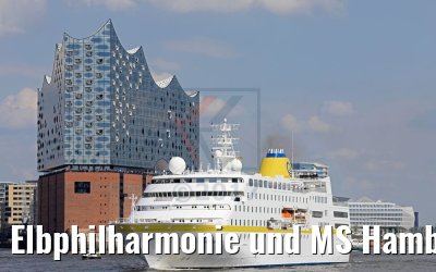 Elbphilharmonie und MS Hamburg in Hamburg 14.05.2017 Elbphilharmonie und MS Hamburg in Hamburg 14.05.2017