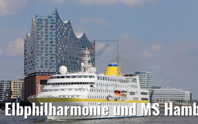 Elbphilharmonie und MS Hamburg in Hamburg 14.05.2017 Elbphilharmonie und MS Hamburg in Hamburg 14.05.2017