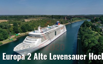 Europa 2 Alte Levensauer Hochbrücke NOK 17.08.2020 Europa 2 Alte Levensauer Hochbrücke NOK 17.08.2020