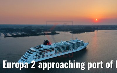 Europa 2 approaching port of Hamburg 10.08.2020 Europa 2 approaching port of Hamburg 10.08.2020