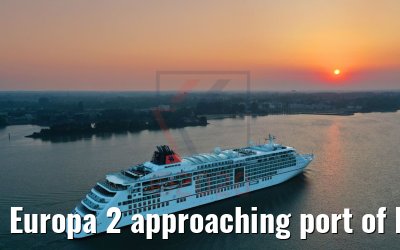 Europa 2 approaching port of Hamburg 10.08.2020 Europa 2 approaching port of Hamburg 10.08.2020