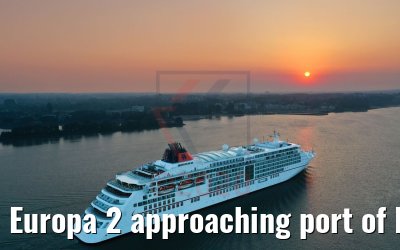 Europa 2 approaching port of Hamburg 10.08.2020 Europa 2 approaching port of Hamburg 10.08.2020