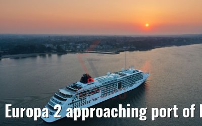 Europa 2 approaching port of Hamburg 10.08.2020 Europa 2 approaching port of Hamburg 10.08.2020