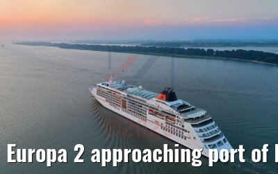 Europa 2 approaching port of Hamburg 10.08.2020 Europa 2 approaching port of Hamburg 10.08.2020