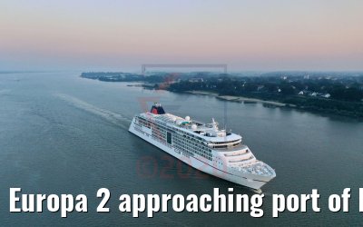 Europa 2 approaching port of Hamburg 10.08.2020 Europa 2 approaching port of Hamburg 10.08.2020
