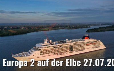 Europa 2 auf der Elbe 27.07.2020 Europa 2 auf der Elbe 27.07.2020