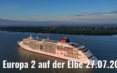 Europa 2 auf der Elbe 27.07.2020 Europa 2 auf der Elbe 27.07.2020