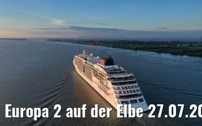 Europa 2 auf der Elbe 27.07.2020 Europa 2 auf der Elbe 27.07.2020