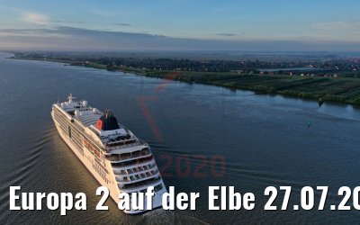 Europa 2 auf der Elbe 27.07.2020 Europa 2 auf der Elbe 27.07.2020
