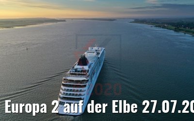 Europa 2 auf der Elbe 27.07.2020 Europa 2 auf der Elbe 27.07.2020