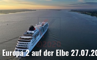 Europa 2 auf der Elbe 27.07.2020 Europa 2 auf der Elbe 27.07.2020