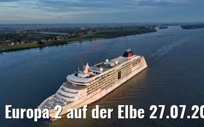 Europa 2 auf der Elbe 27.07.2020 Europa 2 auf der Elbe 27.07.2020