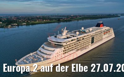Europa 2 auf der Elbe 27.07.2020 Europa 2 auf der Elbe 27.07.2020