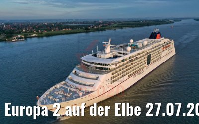 Europa 2 auf der Elbe 27.07.2020 Europa 2 auf der Elbe 27.07.2020