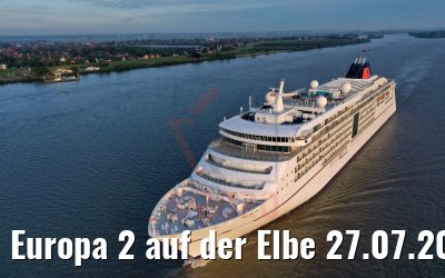 Europa 2 auf der Elbe 27.07.2020 Europa 2 auf der Elbe 27.07.2020