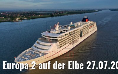 Europa 2 auf der Elbe 27.07.2020 Europa 2 auf der Elbe 27.07.2020