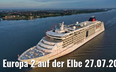 Europa 2 auf der Elbe 27.07.2020 Europa 2 auf der Elbe 27.07.2020