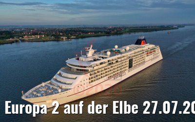Europa 2 auf der Elbe 27.07.2020 Europa 2 auf der Elbe 27.07.2020